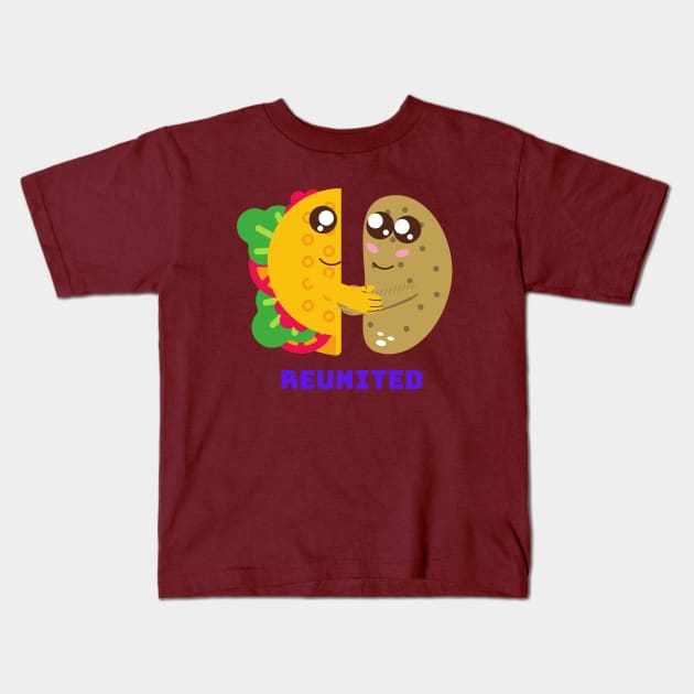 Taco and Potato Kids T-Shirt by Zippy's Tees